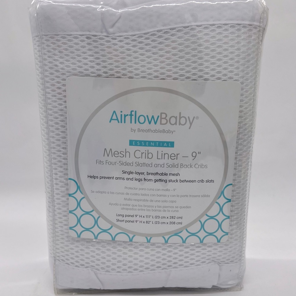 Airflow Baby, Mesh crib liner 9”